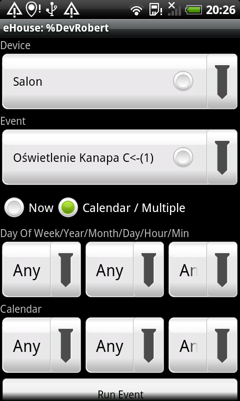  eHouse4Android - Intelligent home control with android ehouse form multiple calendar and events 